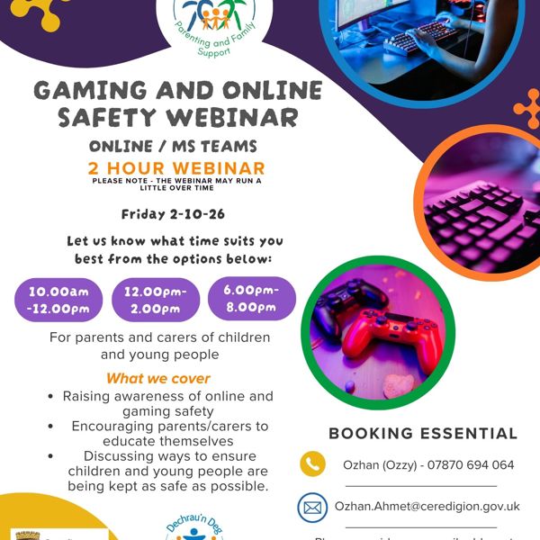  Gaming and Online Safety Webinar