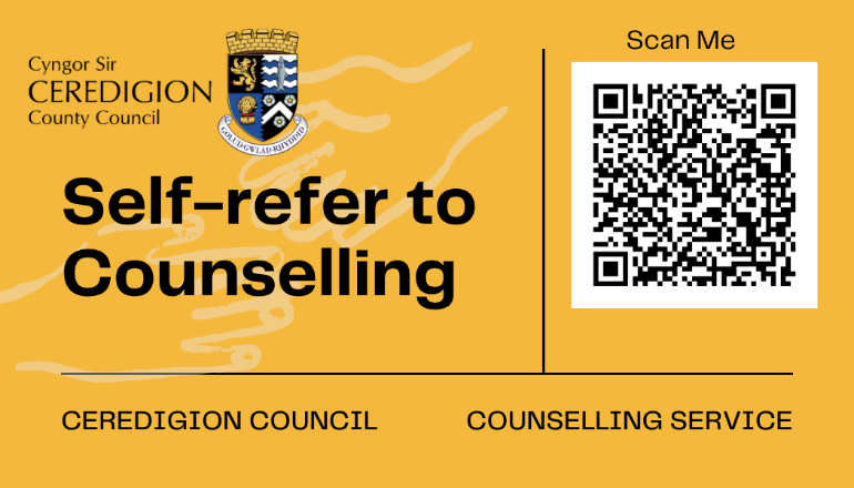 Self-refer to Counselling QR code