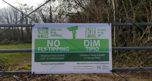 Fixed Penalty Notice for a fly-tipping crime caught on camera