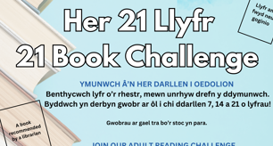 Ceredigion Library Service launches new 21 book challenge for adults 