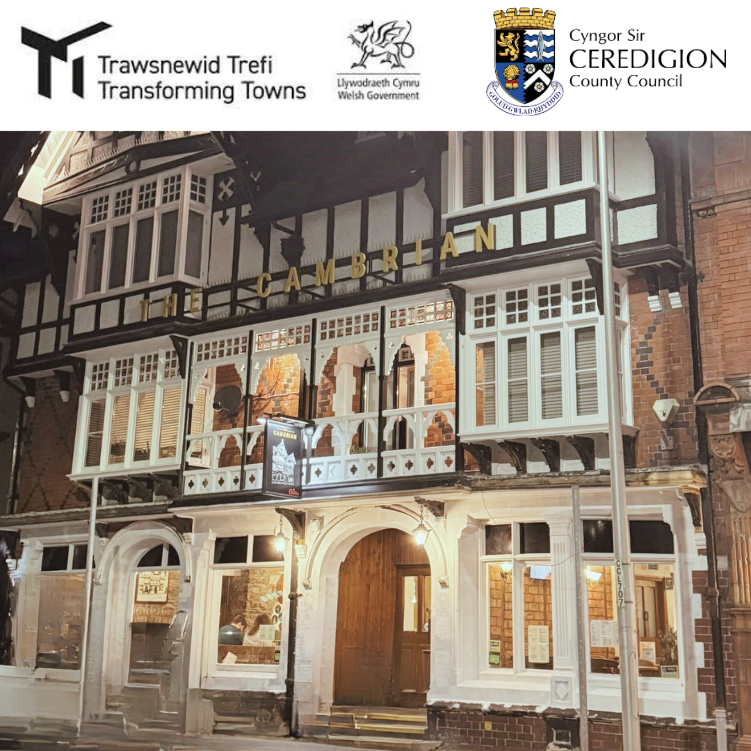 Transforming Towns Investment Breathes New Life into Historic Cambrian Hotel, Aberystwyth