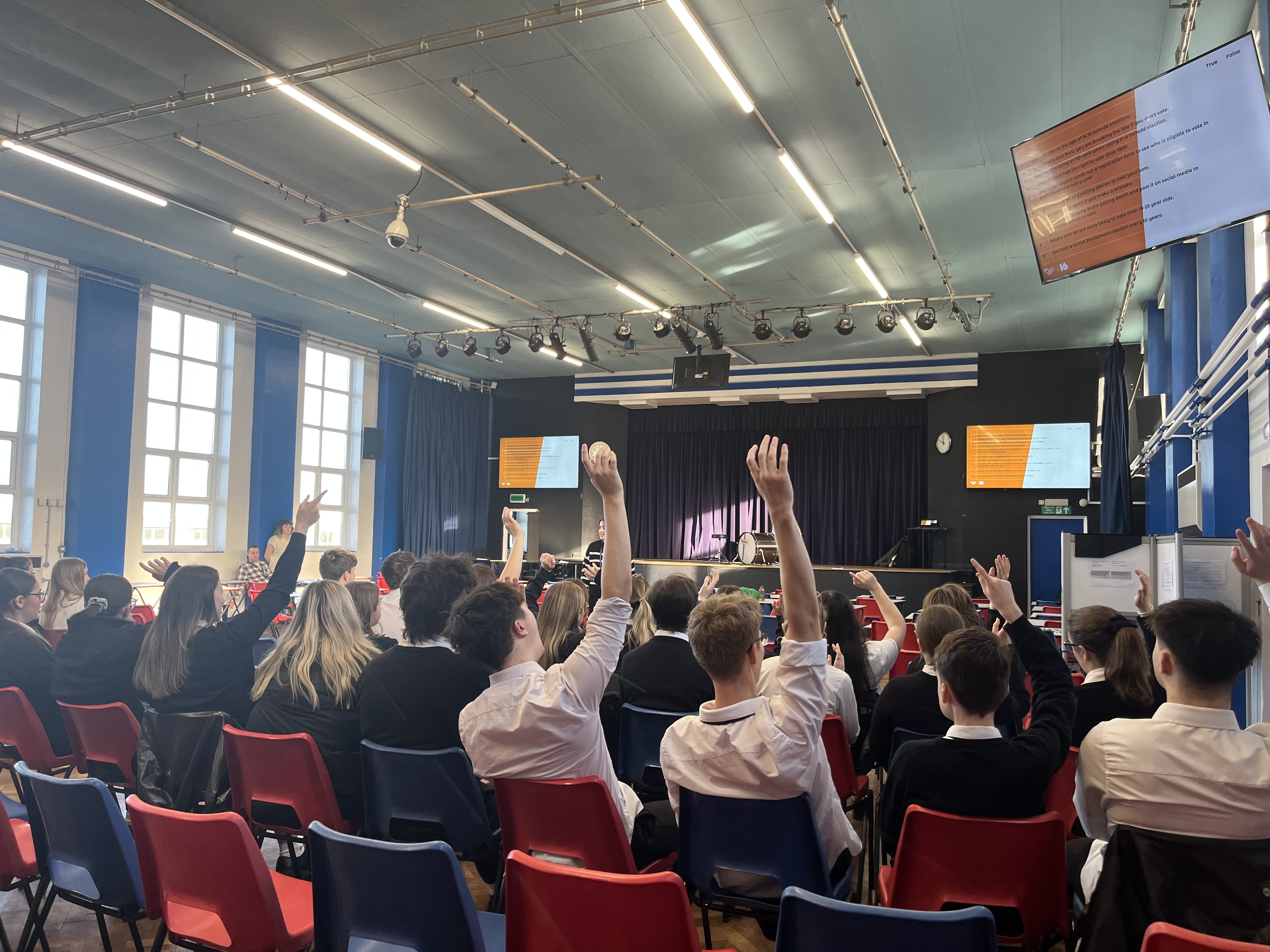 Workshops to encourage young people and communities to register to vote