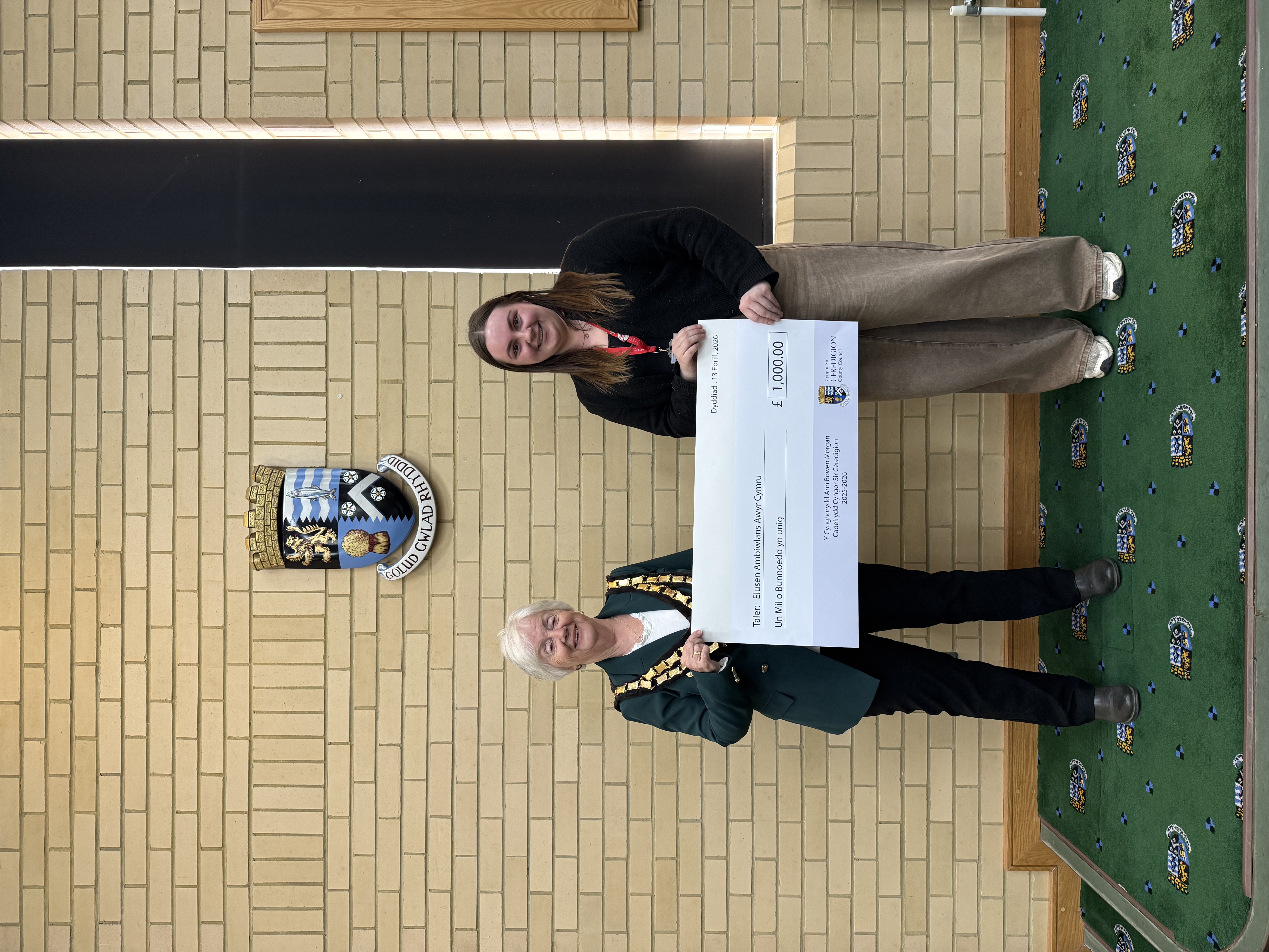 Chair marks end of term with support for Wales Air Ambulance