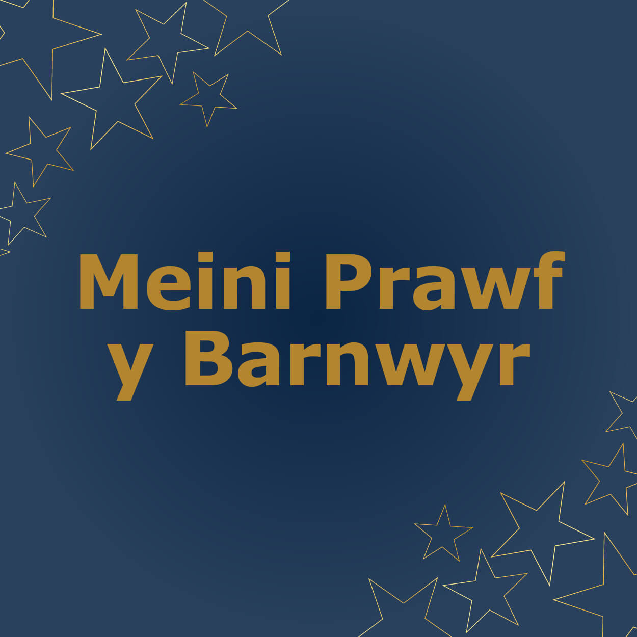 Meini Prawf y Barnwyr