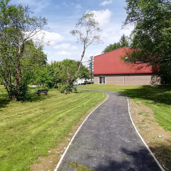 Lampeter University path upgrade for year-round accessibility