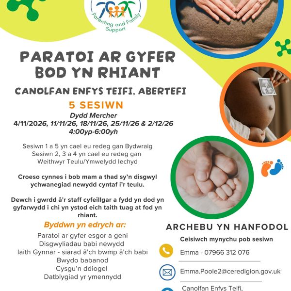 Paratoi Ar Gyfer Bod Yn Rhiant