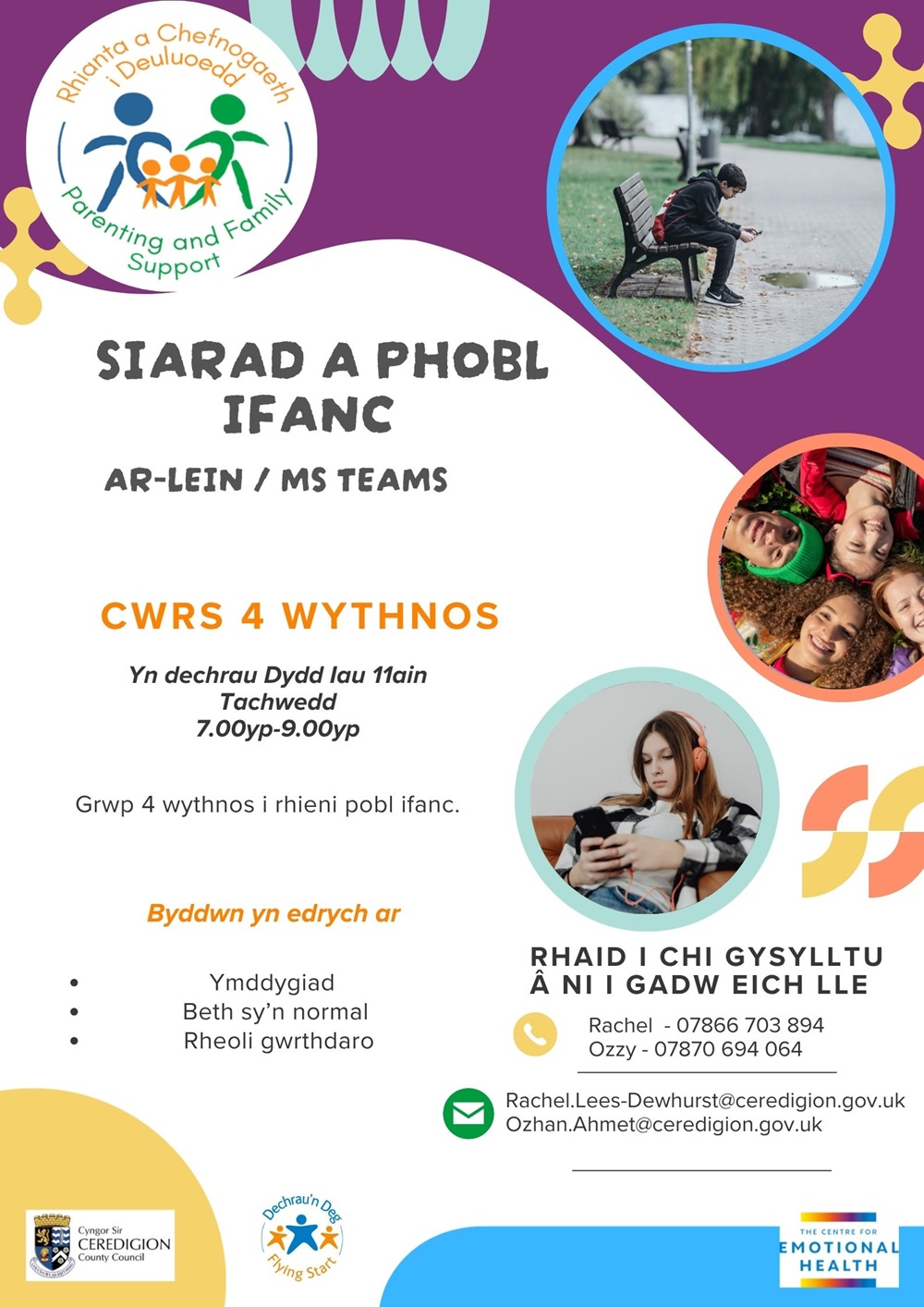 Siarad a Phobl Ifanc 